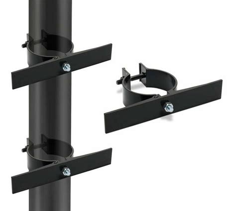 metal round bracket|brackets for round steel poles.